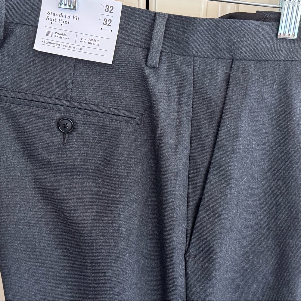Goodfellow & Co Charcoal Flat Front Dress Pants NWT